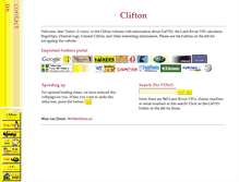 Tablet Screenshot of clifton.nl